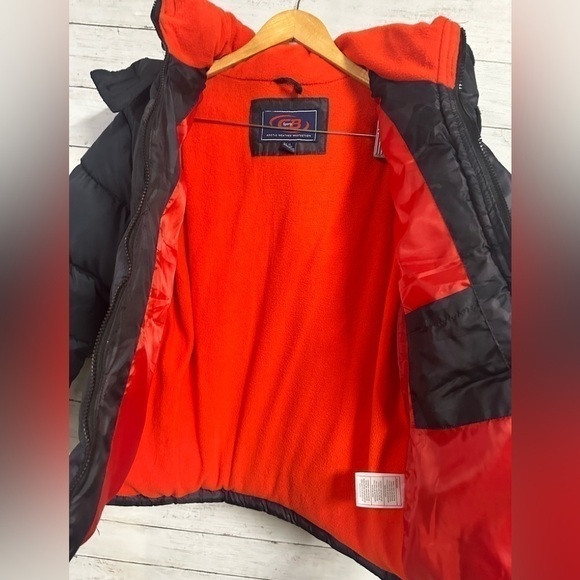 CB Sport Boys Black Puffer Camouflage Print Jacket - Picture 7 of 8